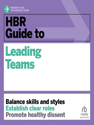 cover image of HBR Guide to Leading Teams